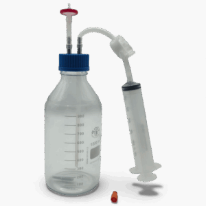 Liquid culture jar complete.