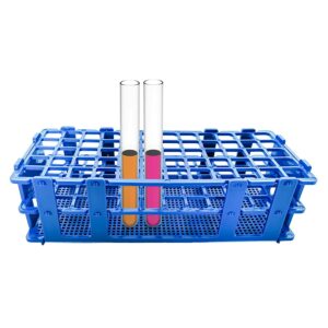 Test Tube Rack - For 16 mm Tubes, 60 Places, Blue - Image 1